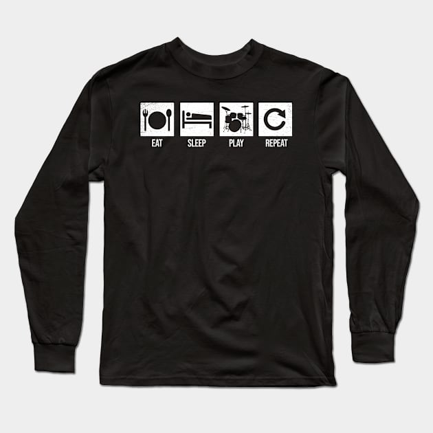 drums Long Sleeve T-Shirt by Mandala Project